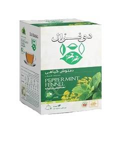 دوغزال دمنوش نعنافلفلی و رازیانه 14عددی